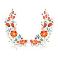 set of botanical graphic elements