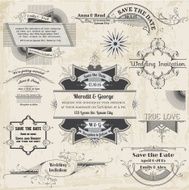 Wedding Vintage Invitation Collection N3