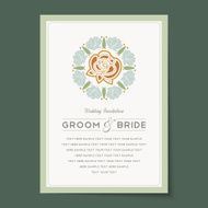 Beautiful vintage invitation cards layouts N53