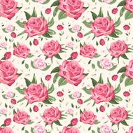 Romantic seamless floral pattern N10