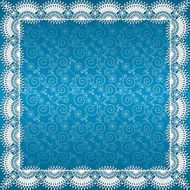 white lace frame with shadow N2