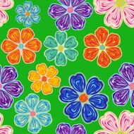 Seamless floral pattern background N20