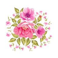 Roses floral bouquet