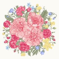 Bouquet of summer flowers N4