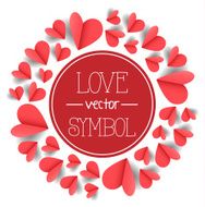 hearts vector symbol