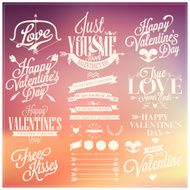 valentines day vintage lettering background N13