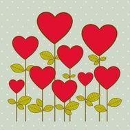 Hearts Florals N5