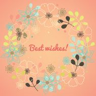 Floral Greeting Card N85
