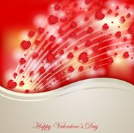 Valentines day heart decoration