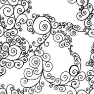black swirls on a white background N3