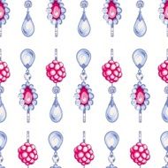 seamless pattern of jewels N3