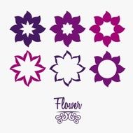 Flowers Icons N13