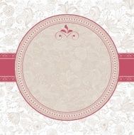 floral pattern with frame