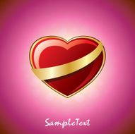 Valentine&#039;s background - Illustration N2