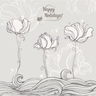 Abstract Flowers N21