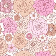 Seamless floral background N309