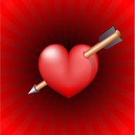 Valentine&#039;s Day Heart Background N2