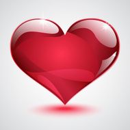 Big shiny red heart N2