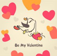 Valentine greeting card N11