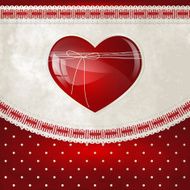 Heart and bow