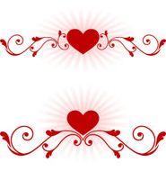 Red Valentine&#039;s Day designs