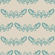 Seamless with vintage floral pattern N192