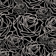 pattern with roses N11