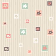 Flower Seamless Pattern Background N4