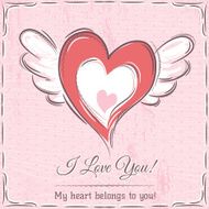 background with valentine heart