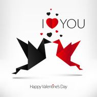 Valentines day love card with heart sign N8