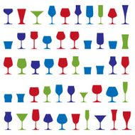 Classic goblets collection martini wineglass cognac N7