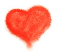 Watercolor heart N22
