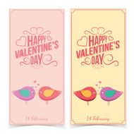 Saint Valentine Day banners N3