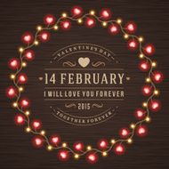 Happy Valentine&#039;s Day Glowing Decoration Light Bulbs N6