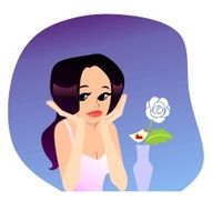 girl and rose N2
