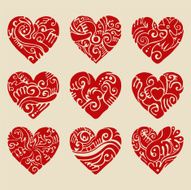 Vector hearts N3