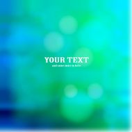 Colorful blue bokeh background