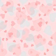 Lovely bright Valentine&#039;s Day Hearts illustration background