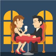 Valentine&#039;s day Vector flat illustration N2