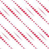 Abstract heart shaped seamless wallpaper pattern
