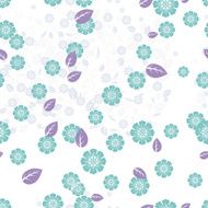 Seamless pattern of flower background