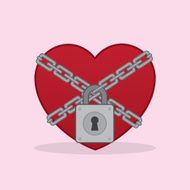 Heart Lock Chains