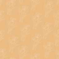 Seamless pattern with iris
