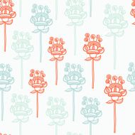 floral seamless pattern N611