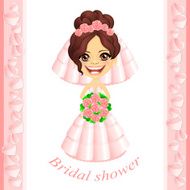 Pink Bridal shower invitation