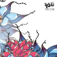 Fantastic floral card N4