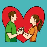 I Love You Design N4