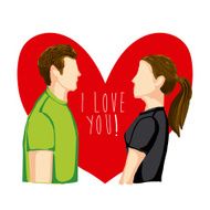 I Love You Design N7