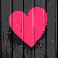 Pink bright heart