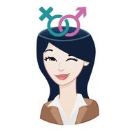 Symbolic open head avatar